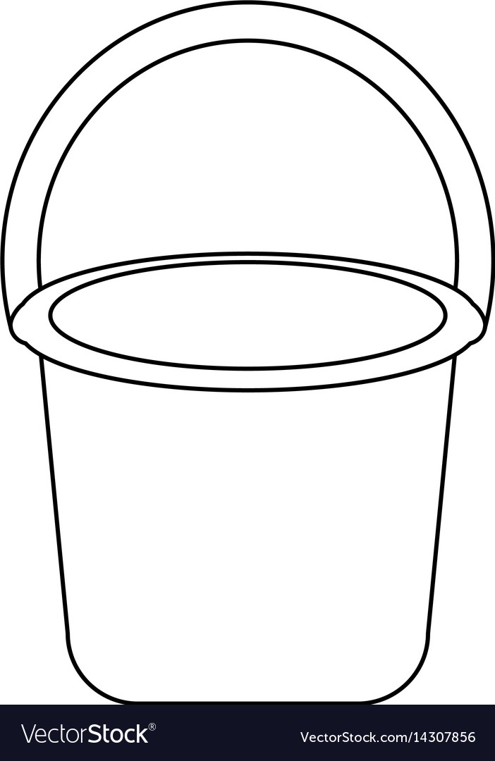 Bucket with handle icon image