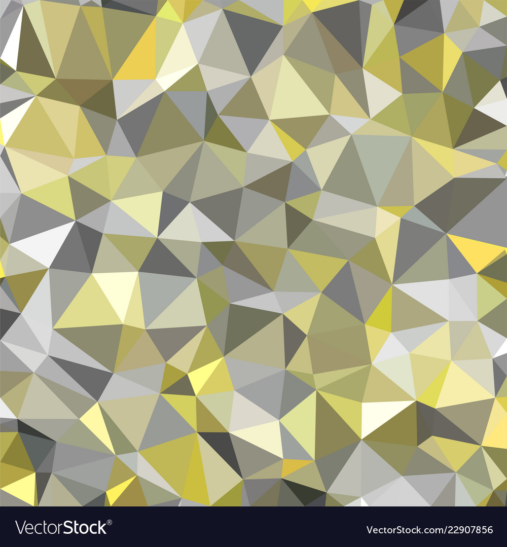 Gold triangular low poly mosaic abstract pattern vector image Gold triangular low poly mosaic abstract pattern
