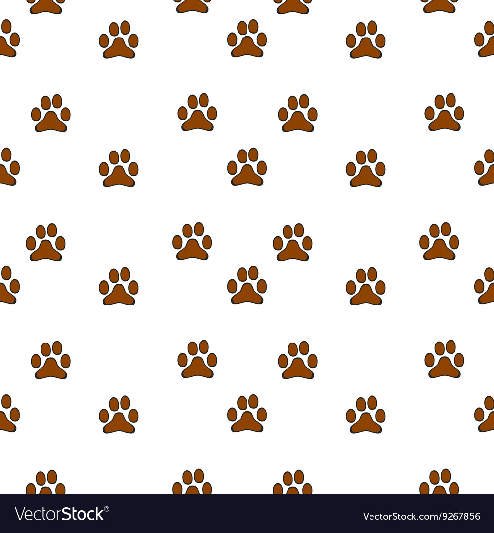 Paw background pattern