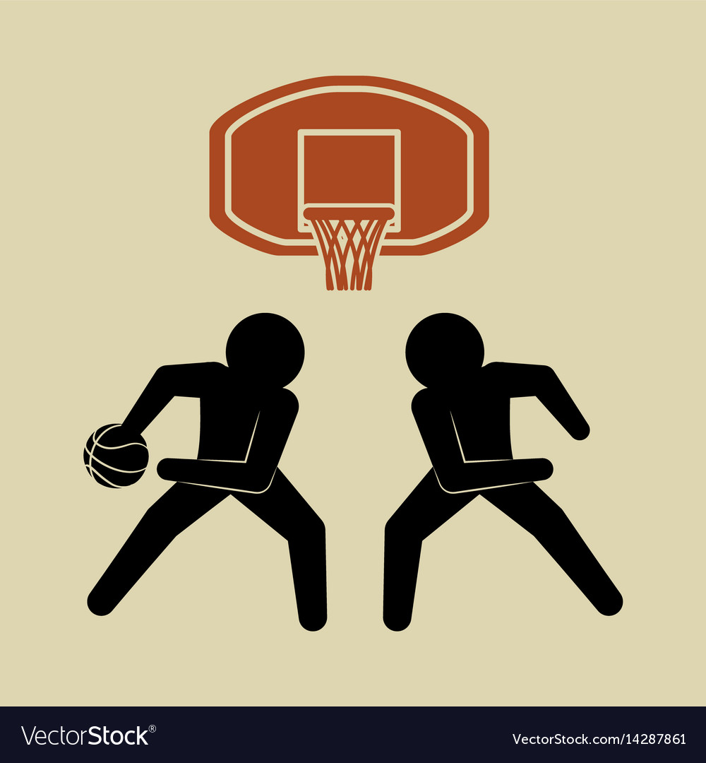 Basketball design sport icon white background