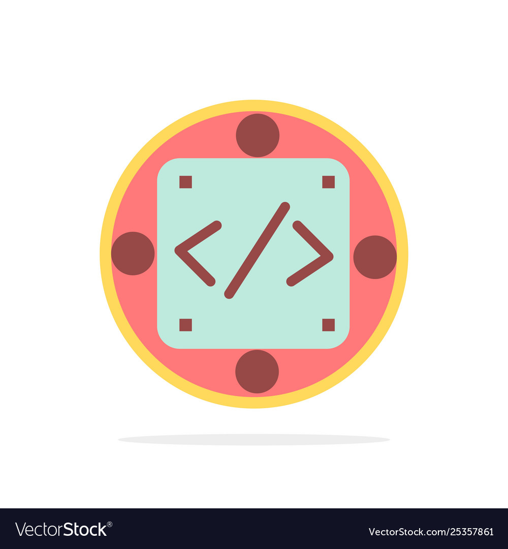 Code custom implementation management product vector image Code custom implementation management product