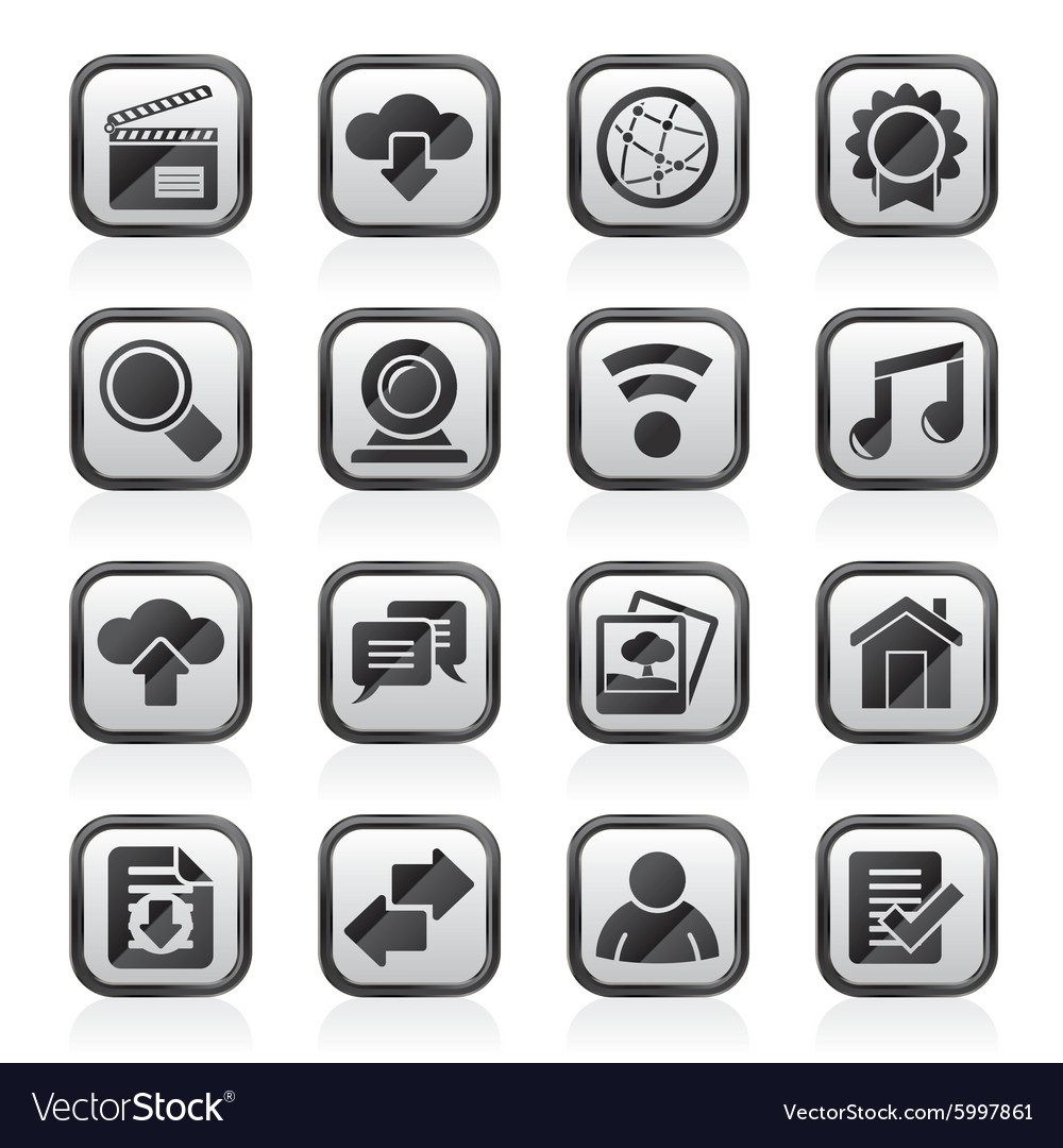 Internet and website icons