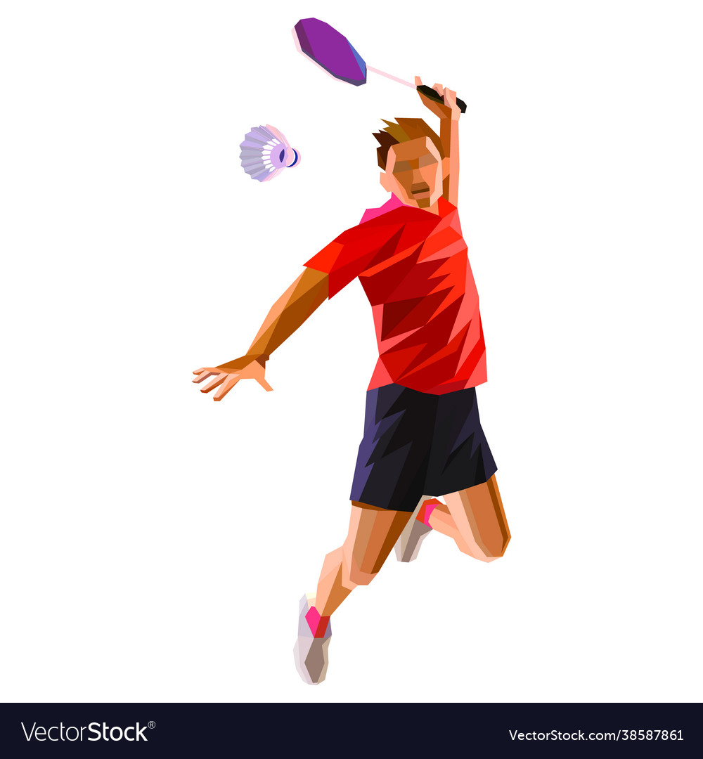 Badminton player deals