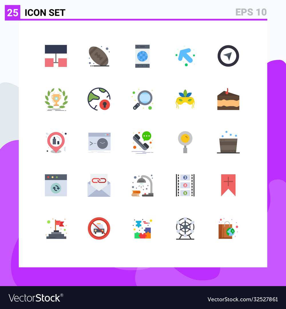 User interface pack 25 basic flat colors