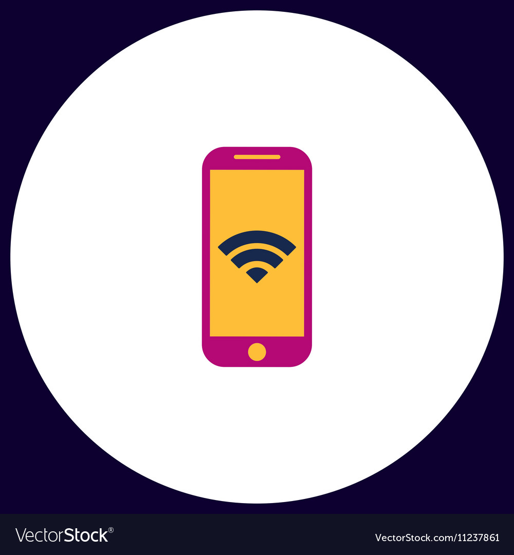 Wifi smartphone computer symbol Vector Image Wifi smartphone computer symbol
