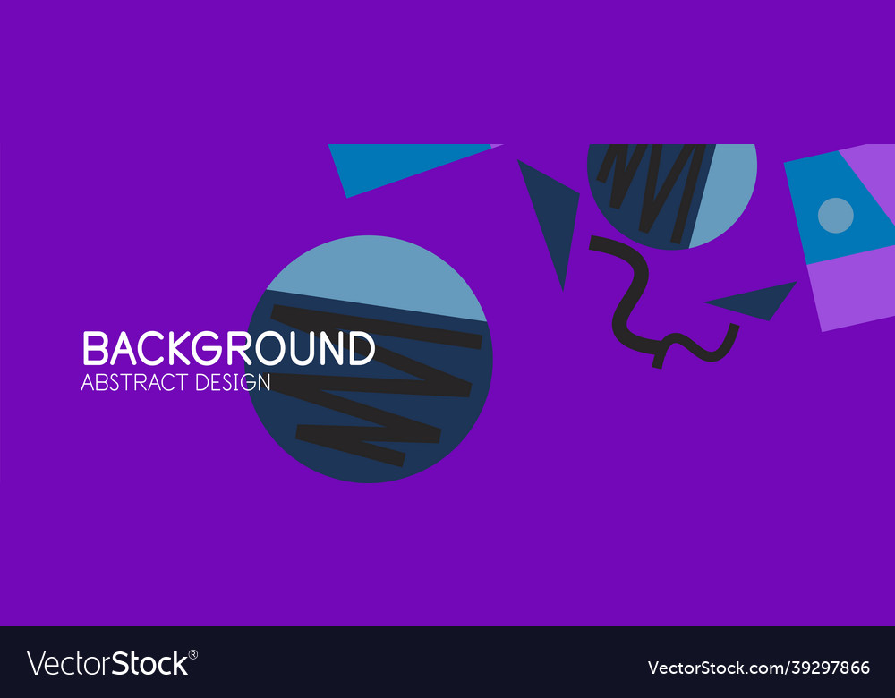 Abstract background blocks lines triangles vector image Abstract background blocks lines triangles