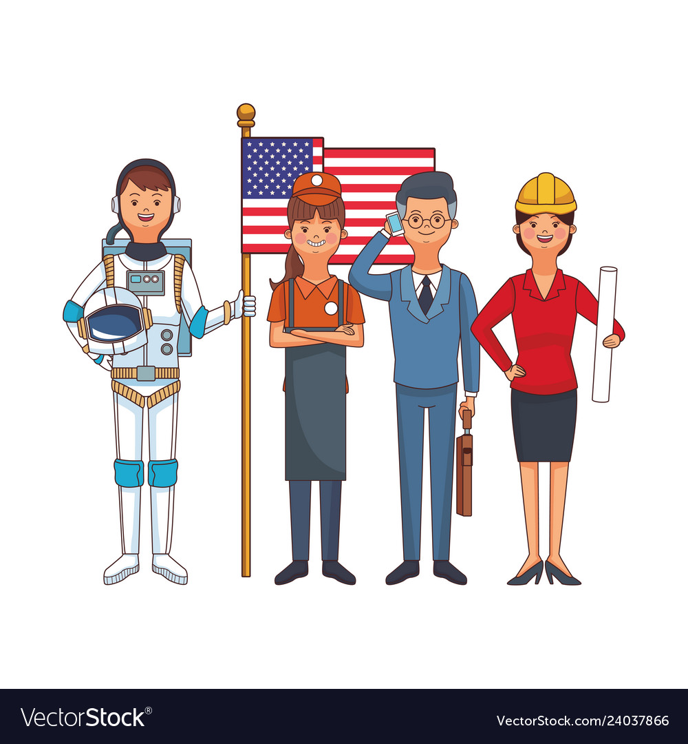 American labor day cartoon