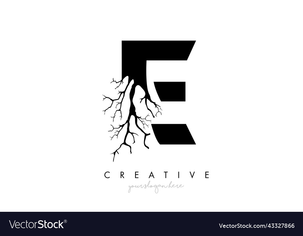 Elegantes E Tree Logo