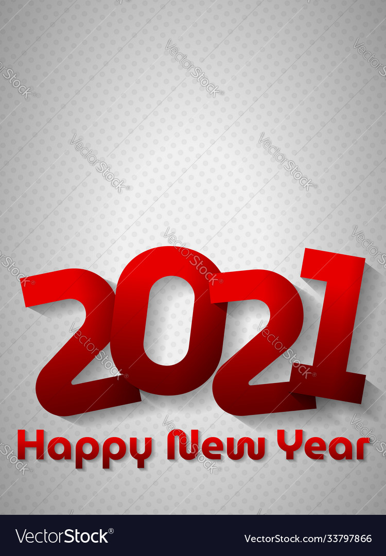 Happy new year 2021 background Royalty Free Vector Image