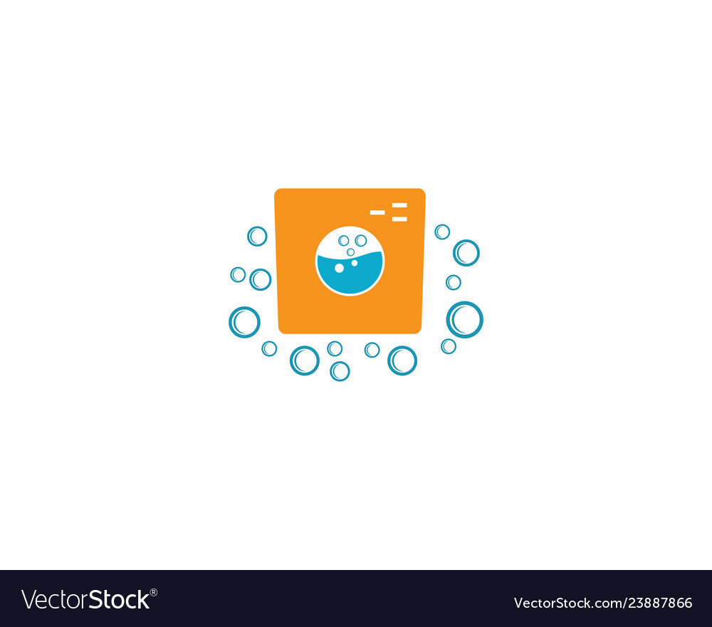 Laundry logo icon Royalty Free Vector Image - VectorStock