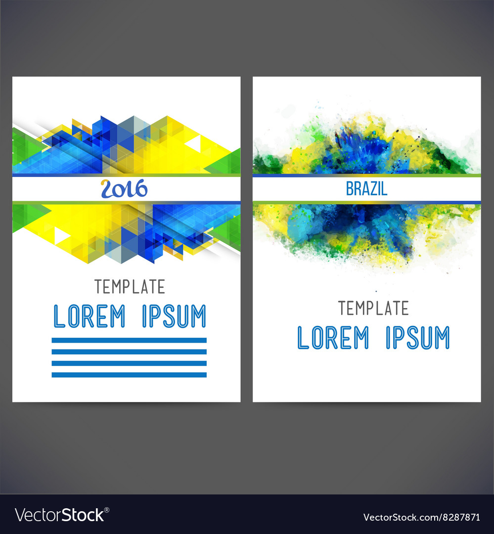 Abstract template design on a background