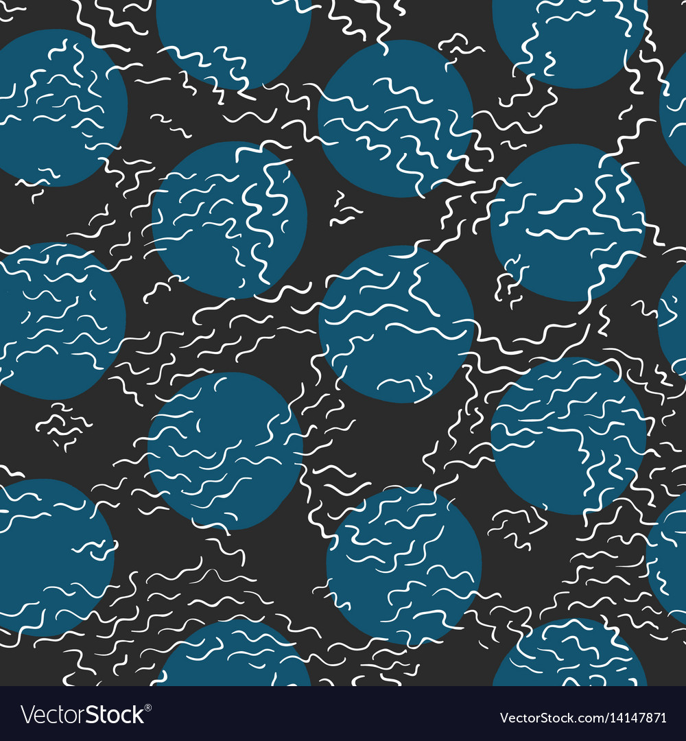 Chaotic Dots Line Pattern