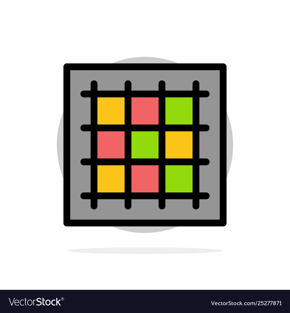 Grid graph drawing area software abstract circle vector image Grid graph drawing area software abstract circle