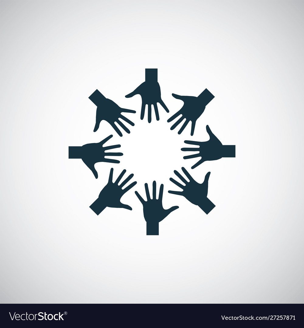 Palm Circle Icon - Unity & Support