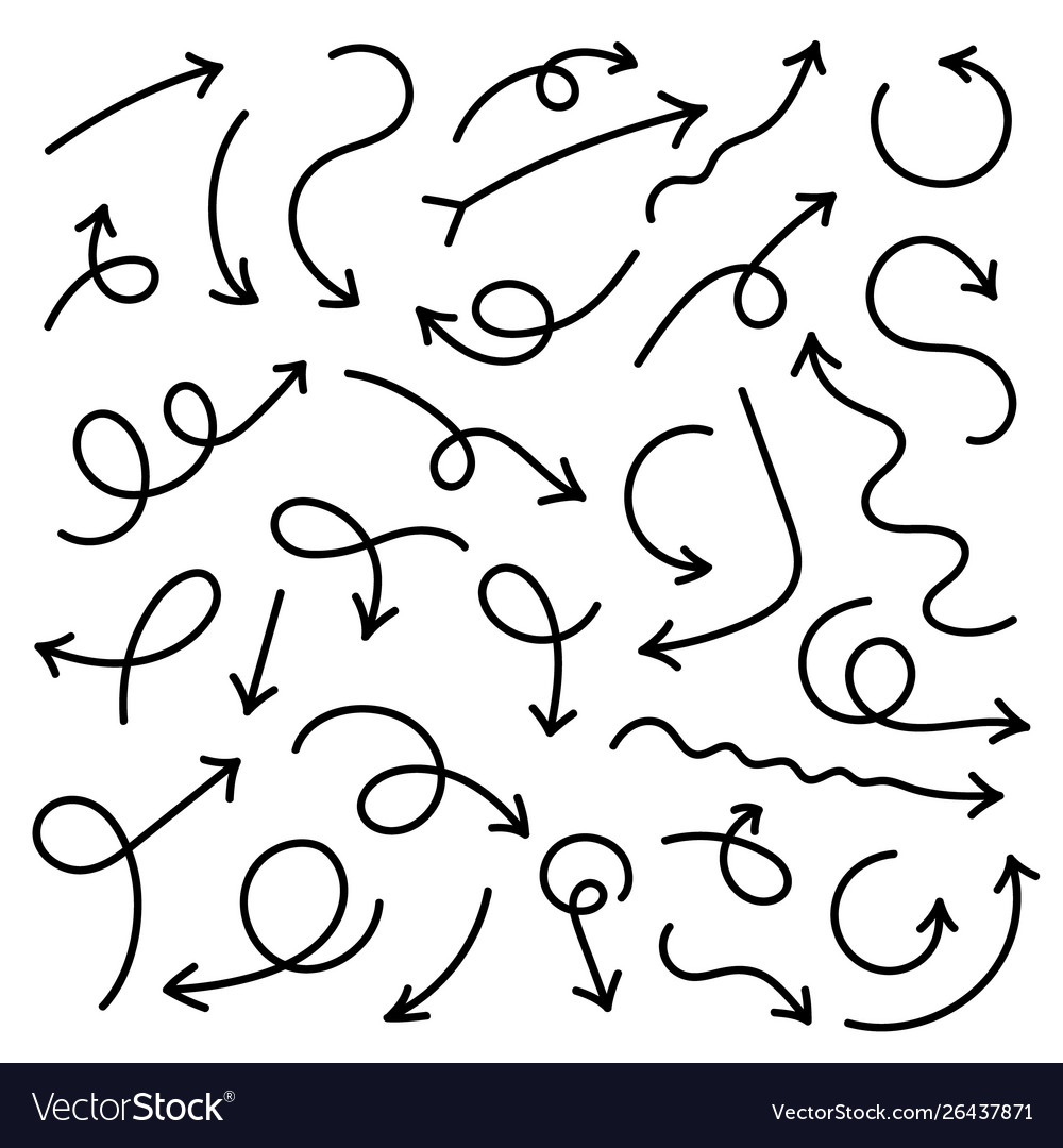 Set curve arrows