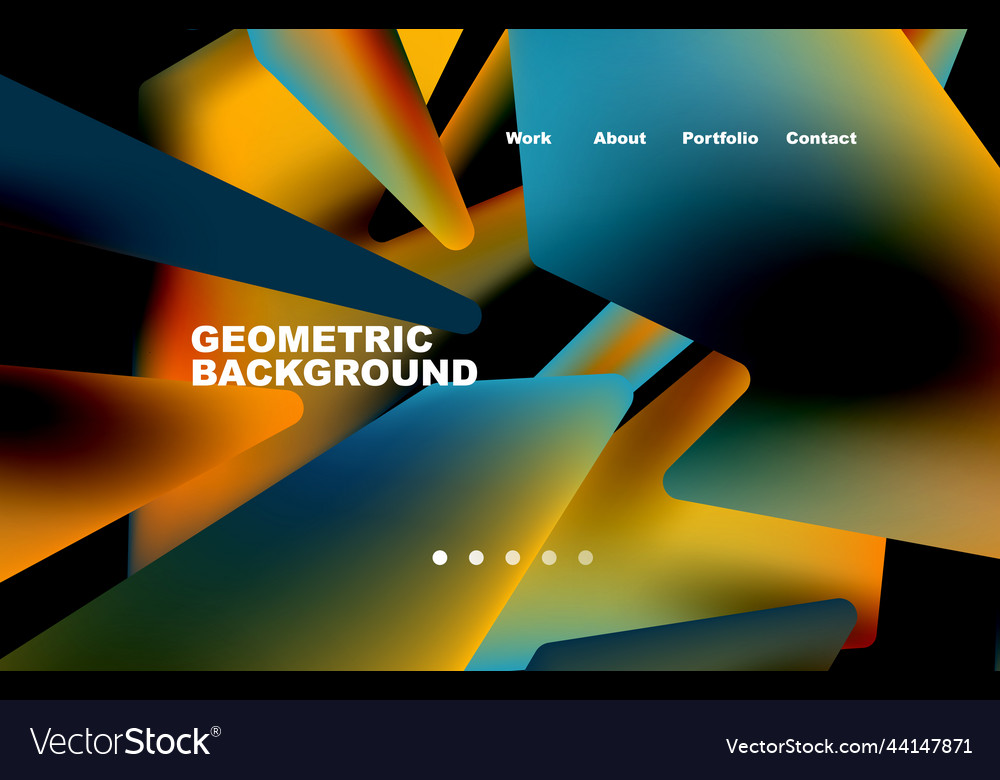 Shards shape composition abstract background web