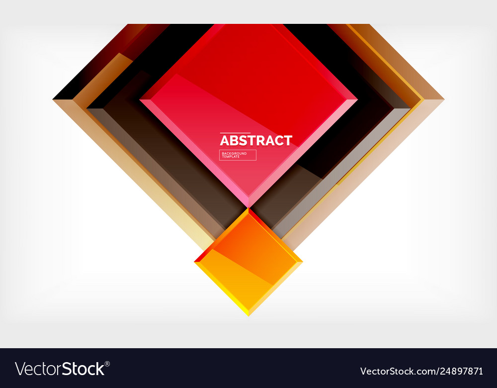 Quadrat abstrakt Hintergrund glänzend geometrische