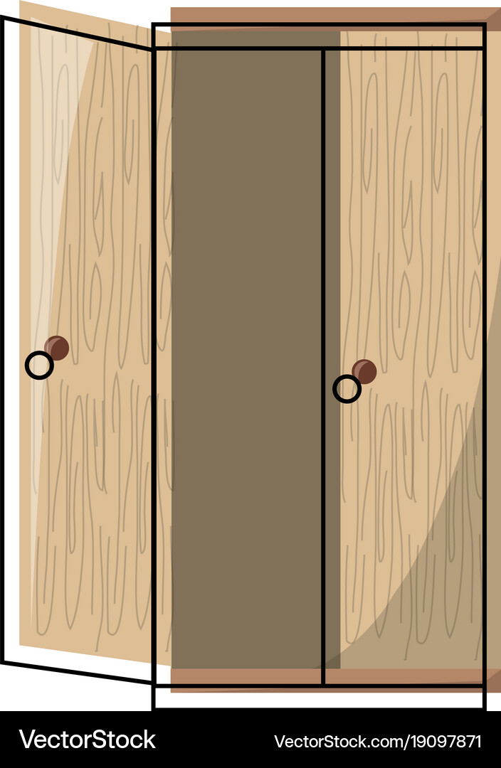 Wardrobe icon image Royalty Free Vector Image - VectorStock