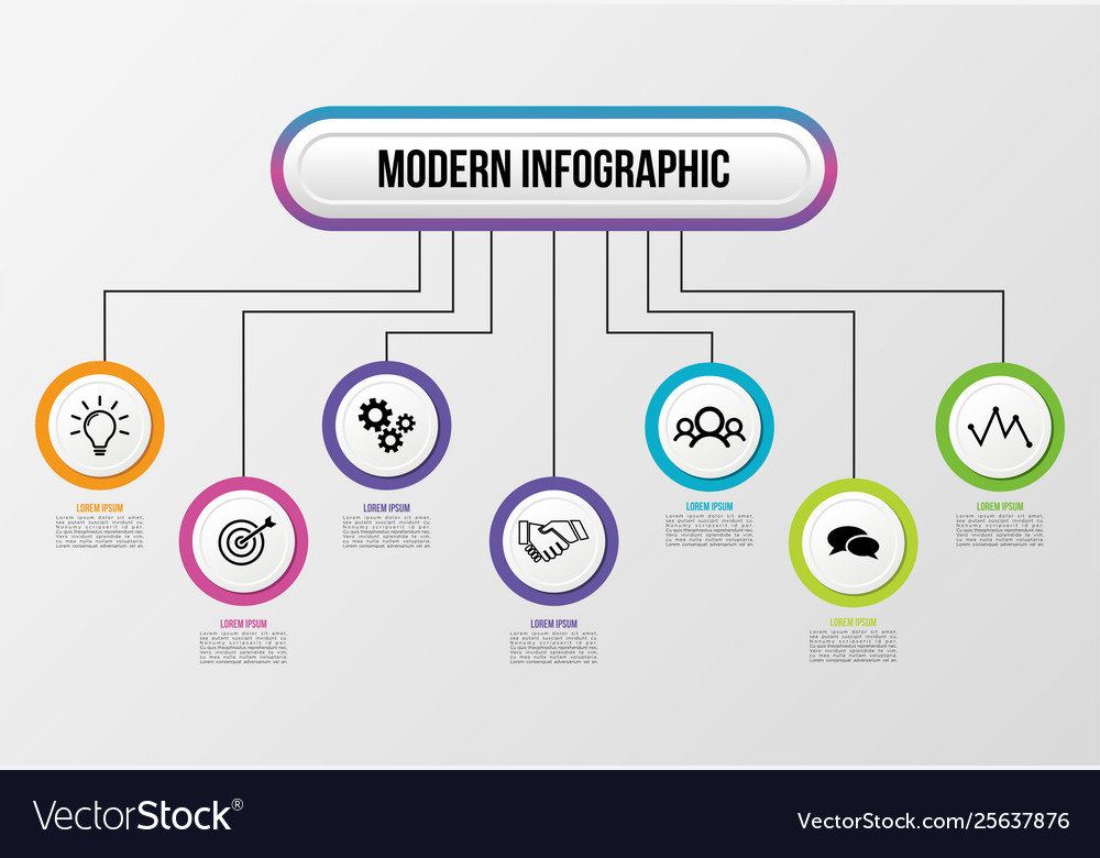 Infographic design template with options steps