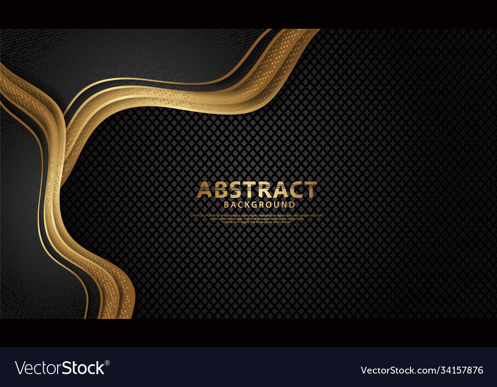 Luxury and elegant wave abstract overlap layer vector image Luxury and elegant wave abstract overlap layer