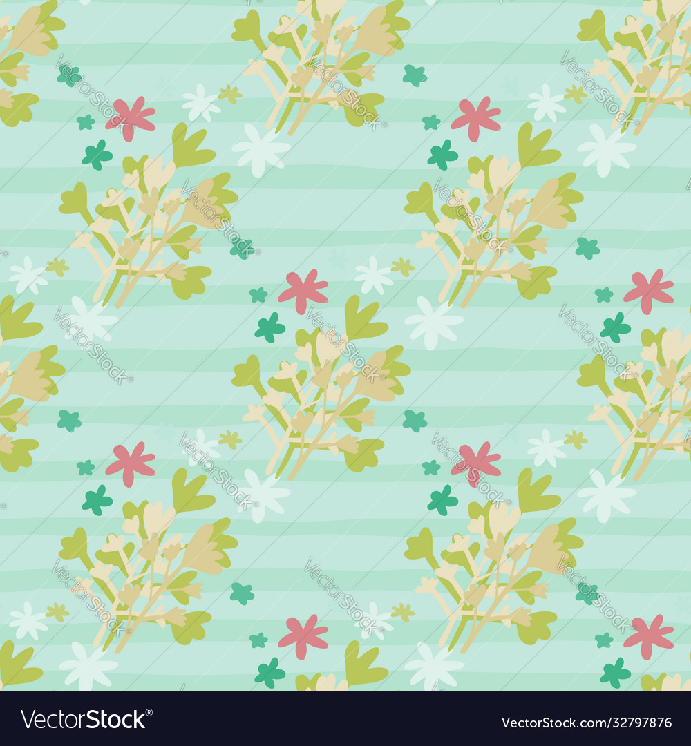 Pastel seamless naive pattern with abstract vector image Pastel seamless naive pattern with abstract