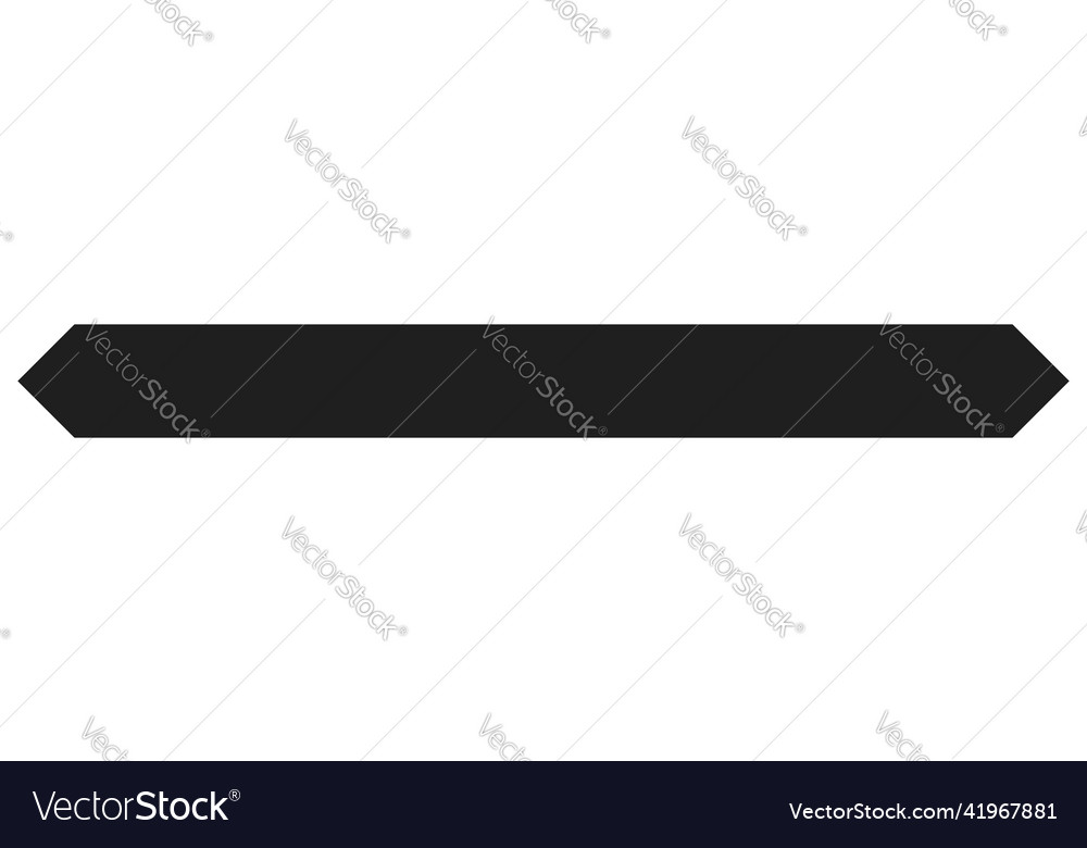 Banner button bar shapes with blank empty space vector image Banner button bar shapes with blank empty space