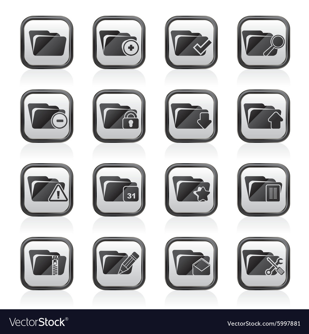 Different kind of folder icons