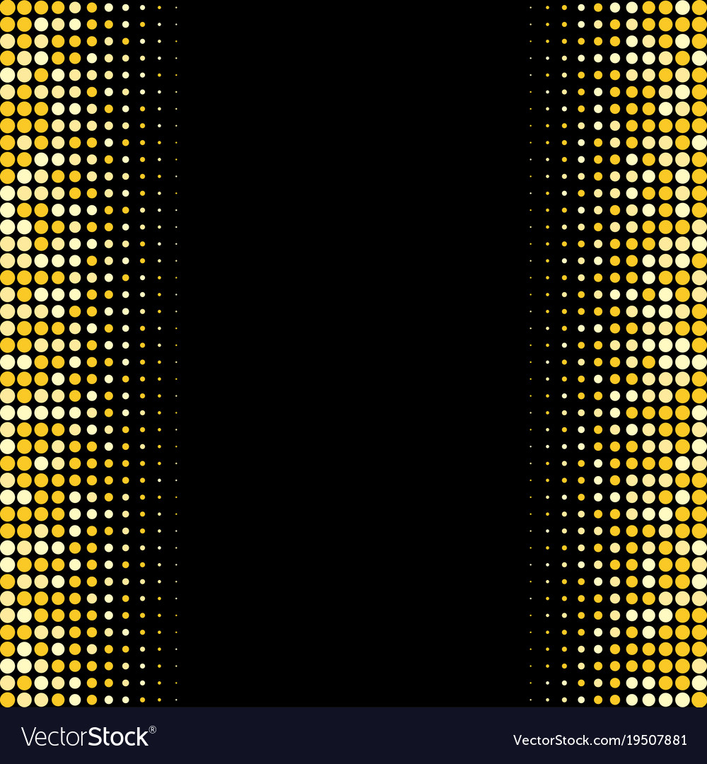 Golden halftone pattern design