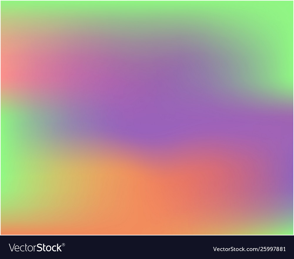 Gradient mesh painted in different colors