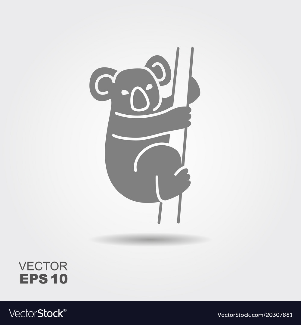 Koala flat icon