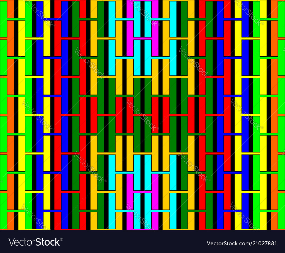 Multi-color h alphabet pattern background vector image Multi-color h alphabet pattern background