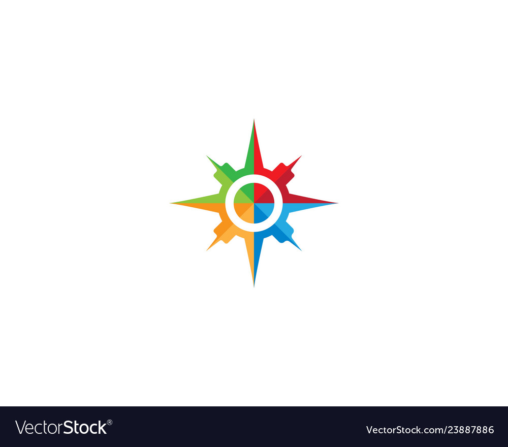 Compass logo template