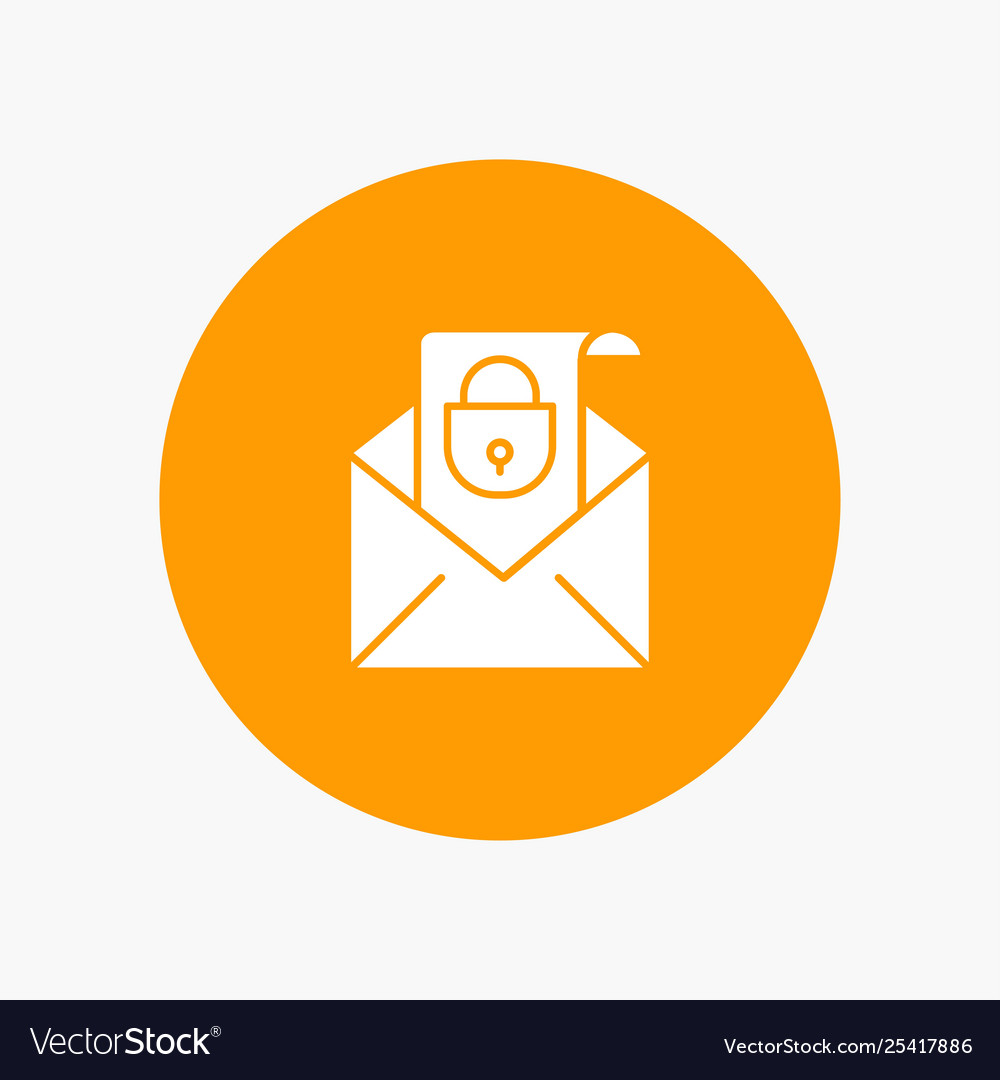 Mail email message security Vector Image Mail email message security