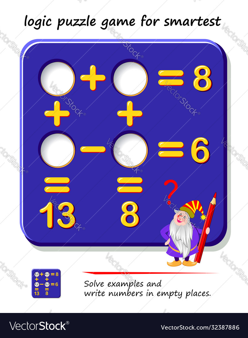 Math Logic Puzzle Game