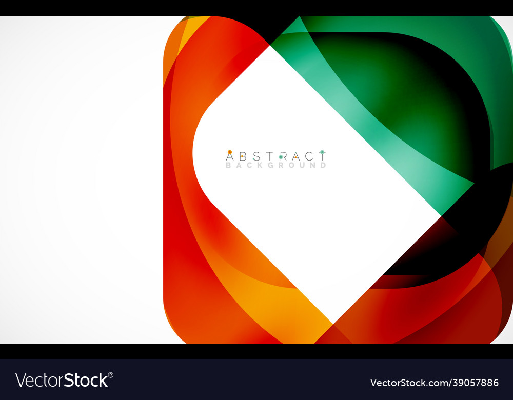 Minimal background abstract square shape vector image Minimal background abstract square shape