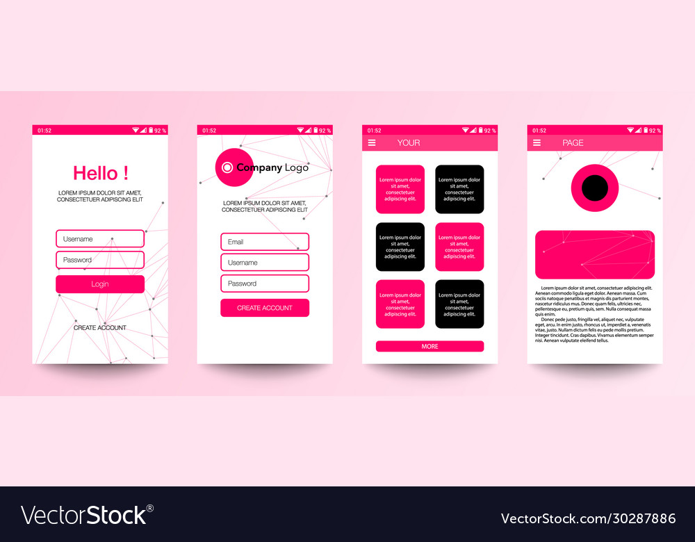 Mobile App Login UI Kit