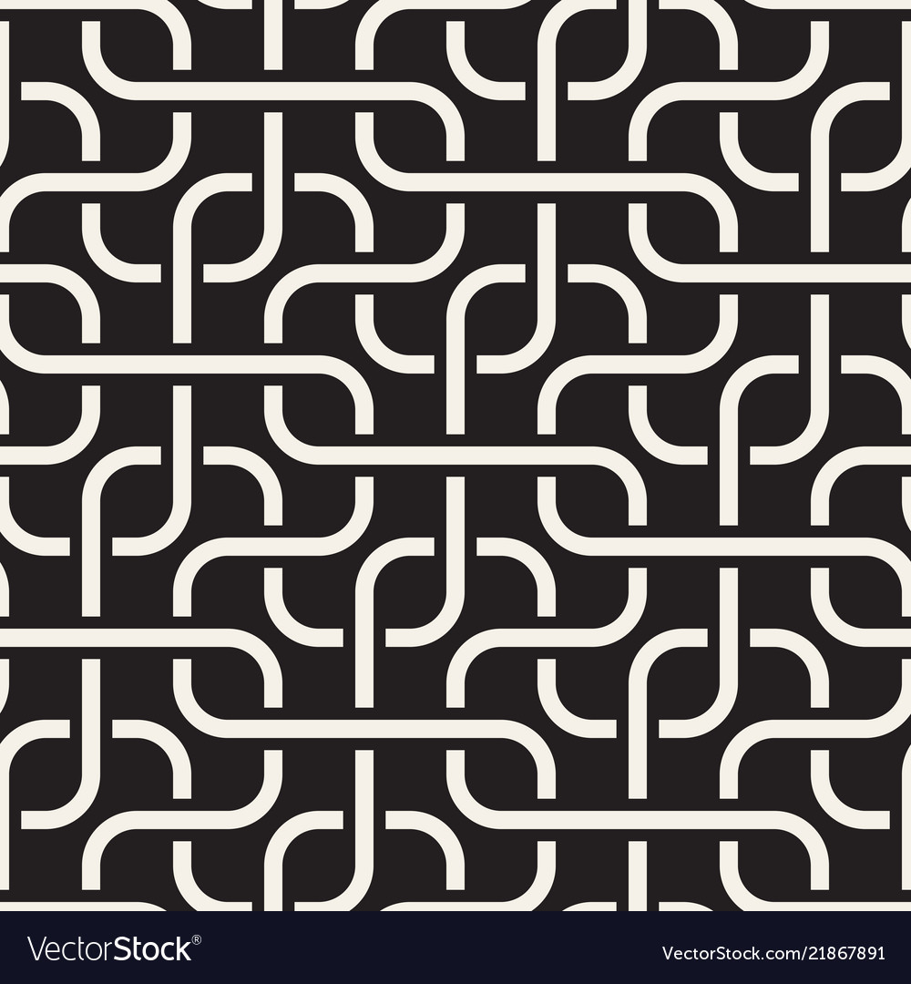 Geometric Line Tiling Pattern