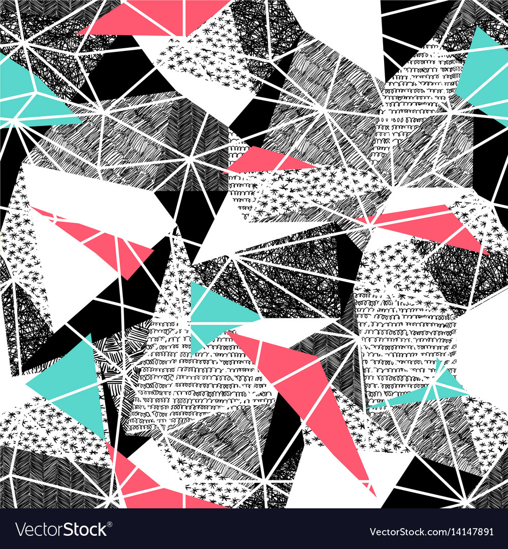 Retro Triangles Pattern