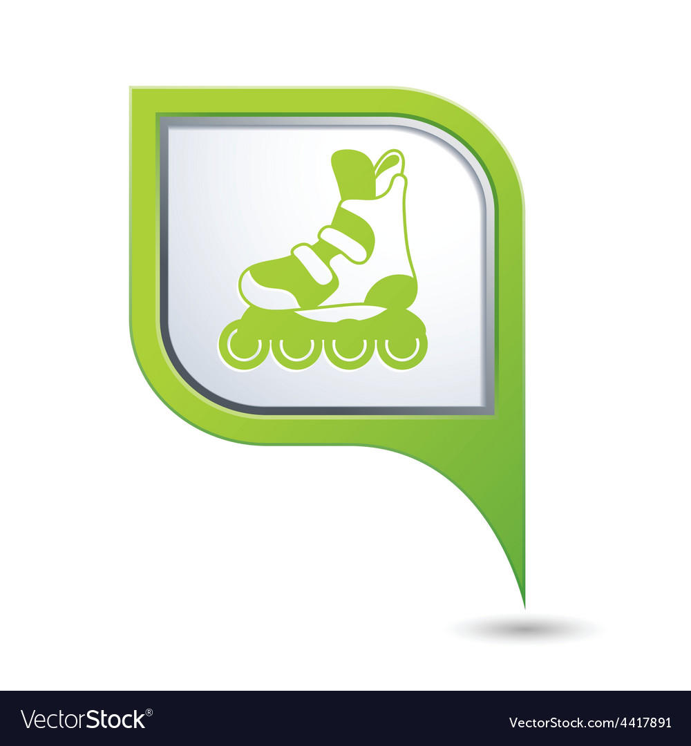 Rollerskates green pointer
