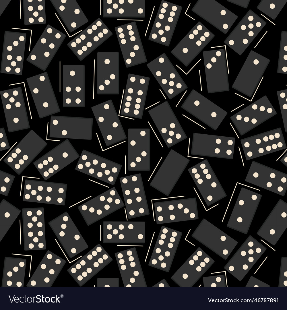 Seamless pattern with domino