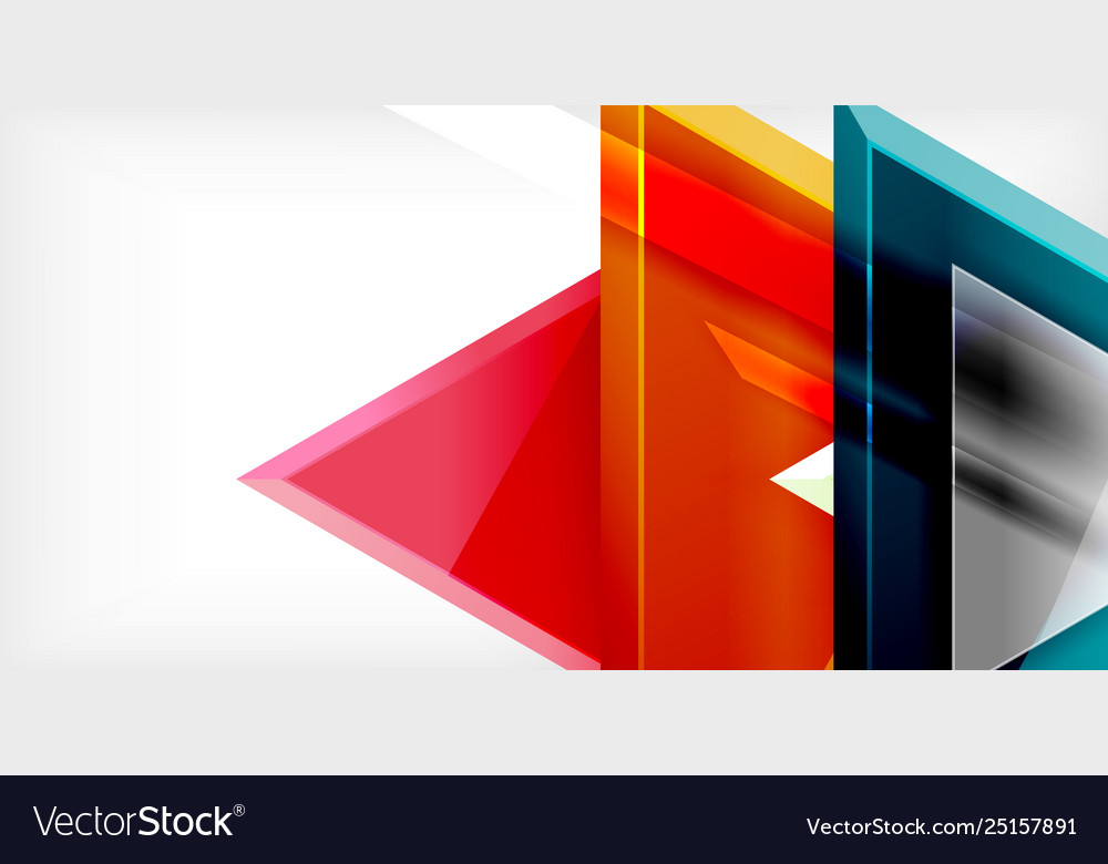 Triangle abstract background
