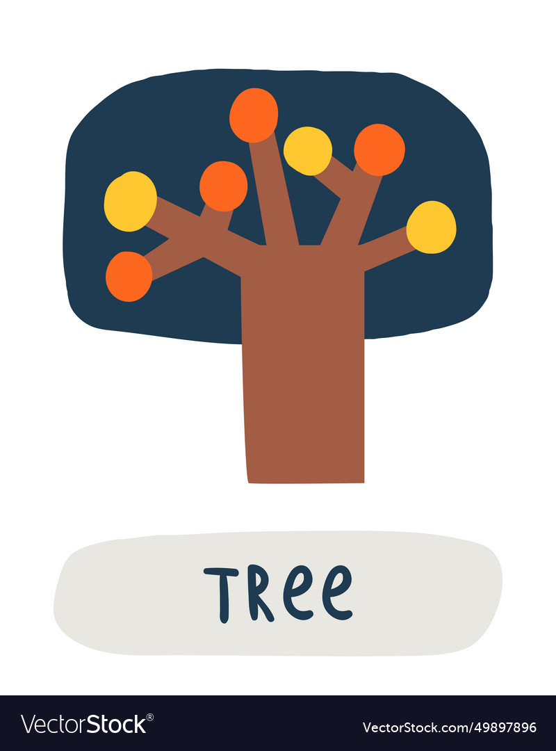 Learning English Words For Kids Royalty Free Vector Image