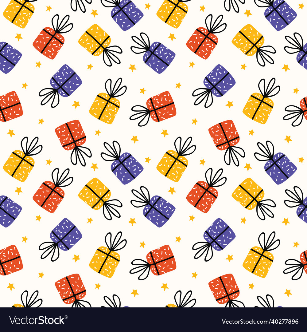 Seamless pattern for happy new year christmas