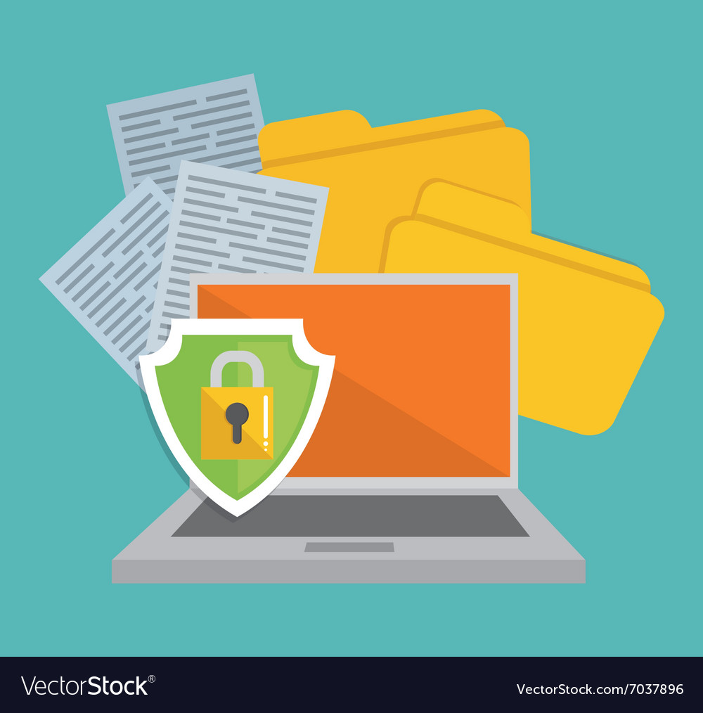 Security system and technology Royalty Free Vector Image