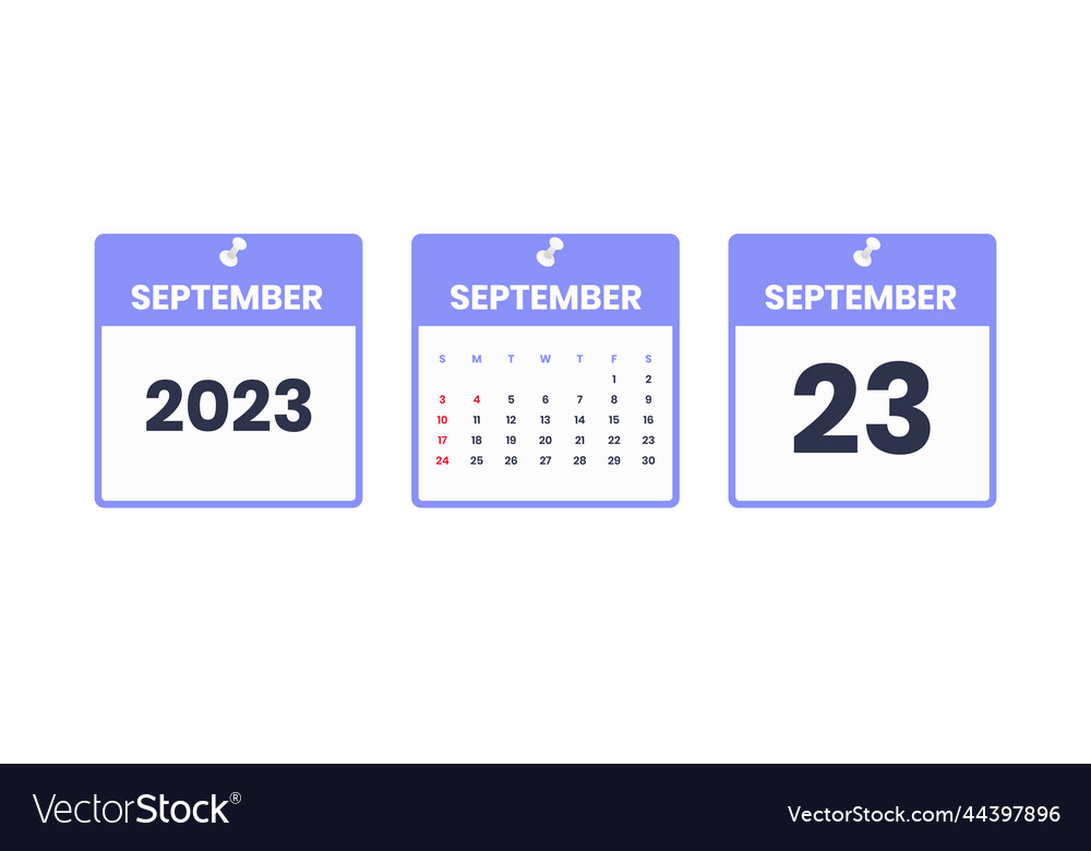 September calendar design 23 2023