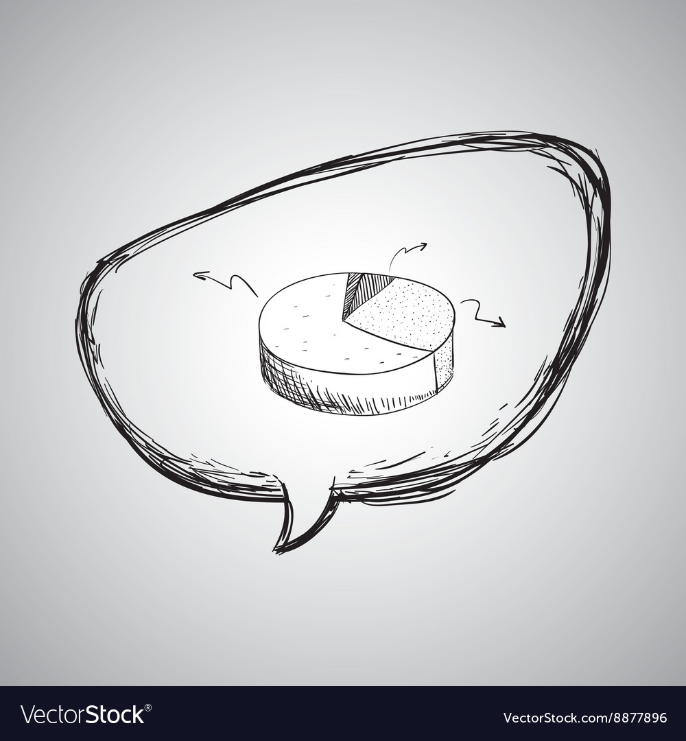 Sketch icon creative concept flat Royalty Free Vector Image