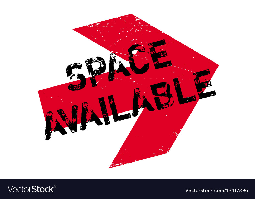 Space available rubber stamp