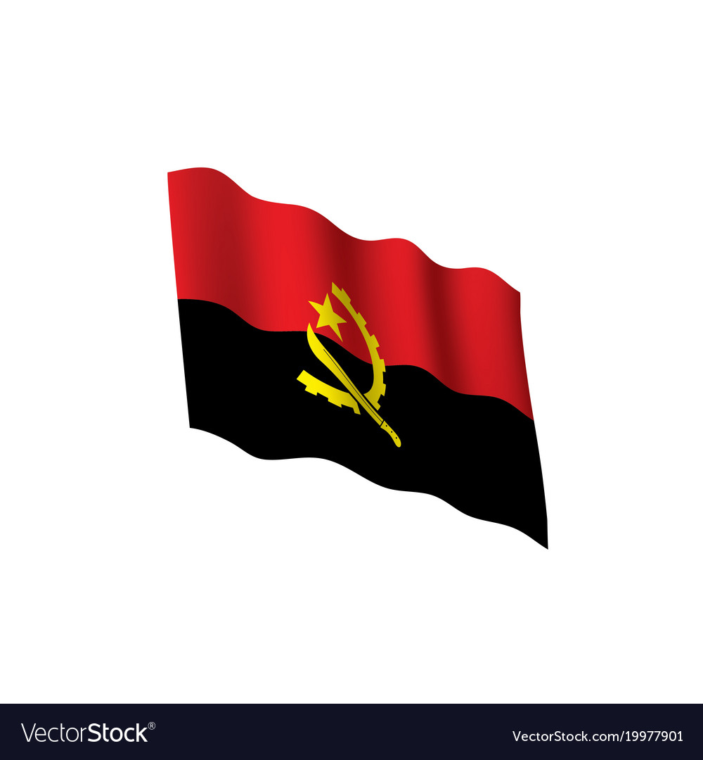 Angola Flag Royalty Free Vector Image - Vectorstock