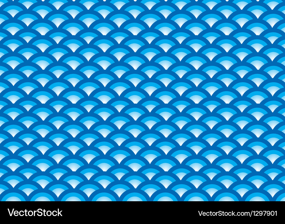 Background blue wave Royalty Free Vector Image