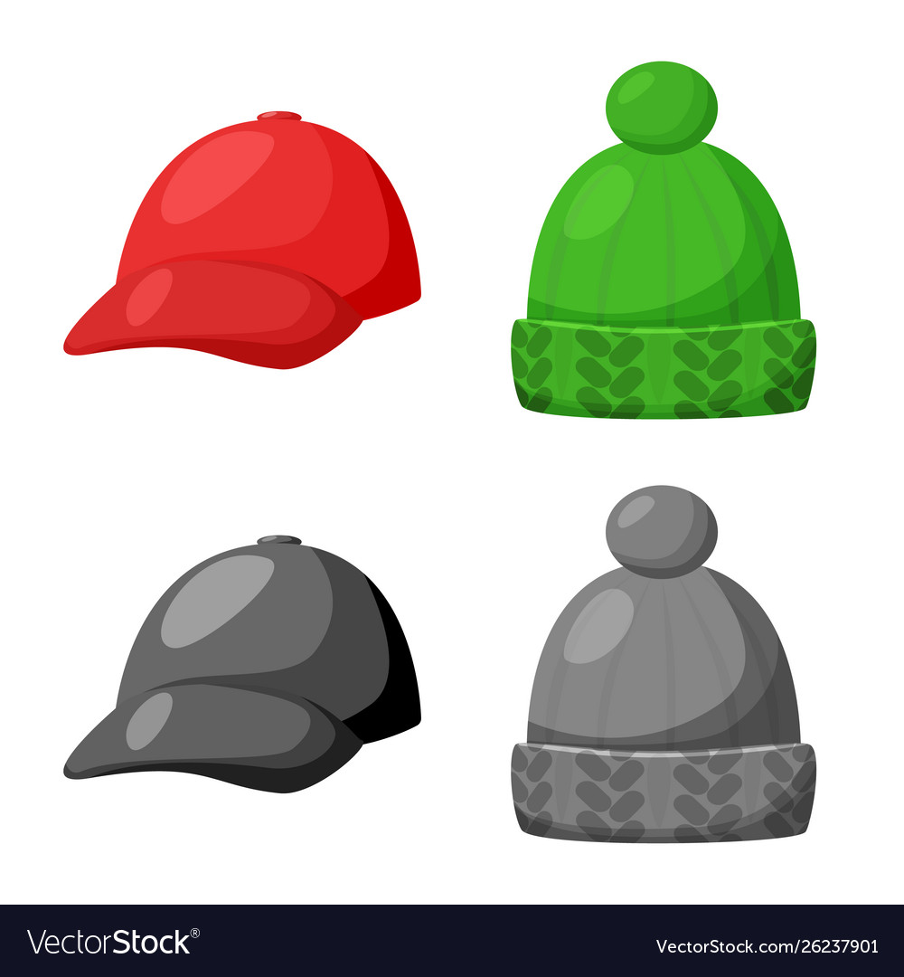 Clothing and cap symbol Royalty Free Vector Image